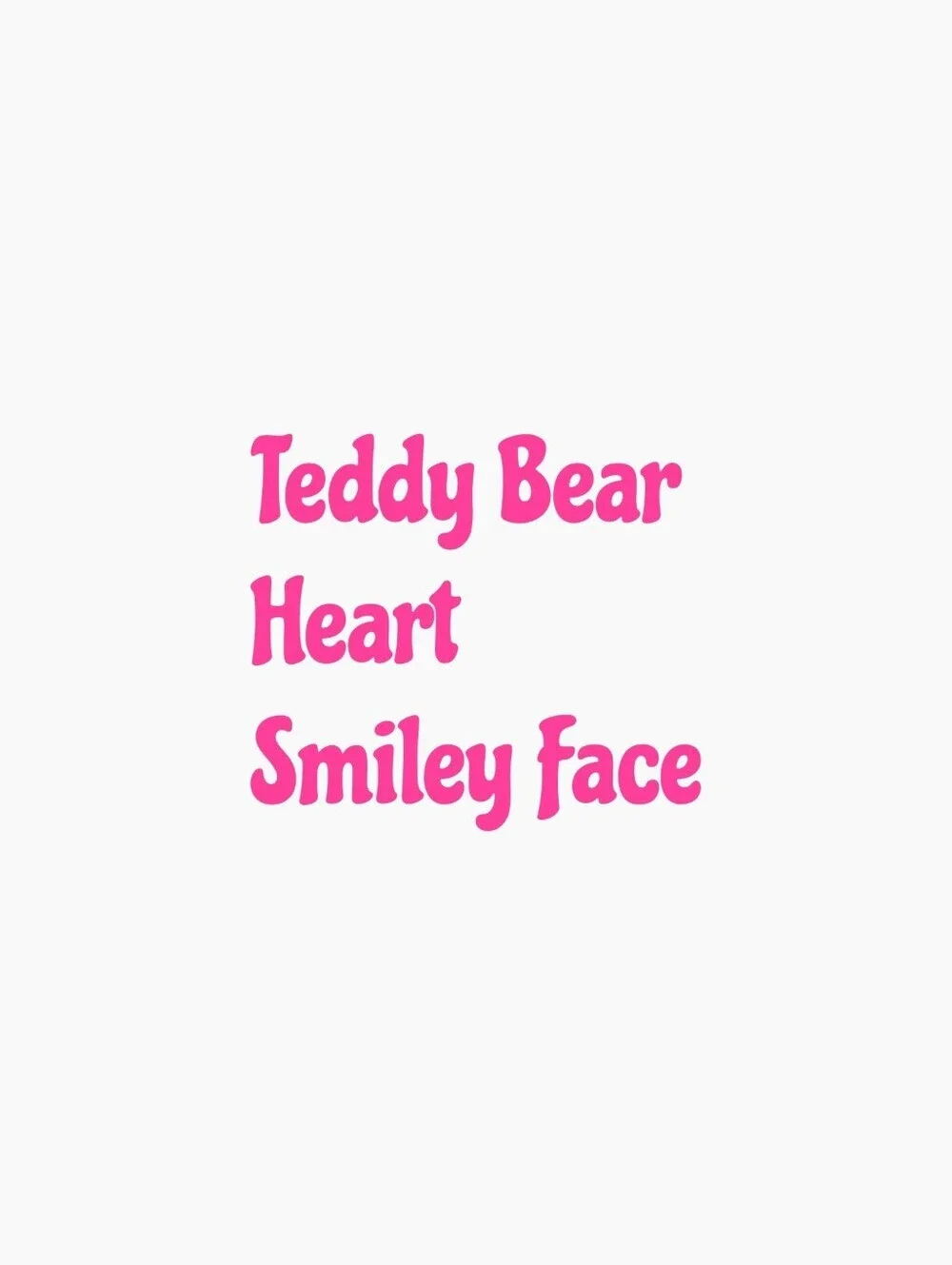Heart and Teddy Bear Charm Bracelet Pink Zircon Heart Charm